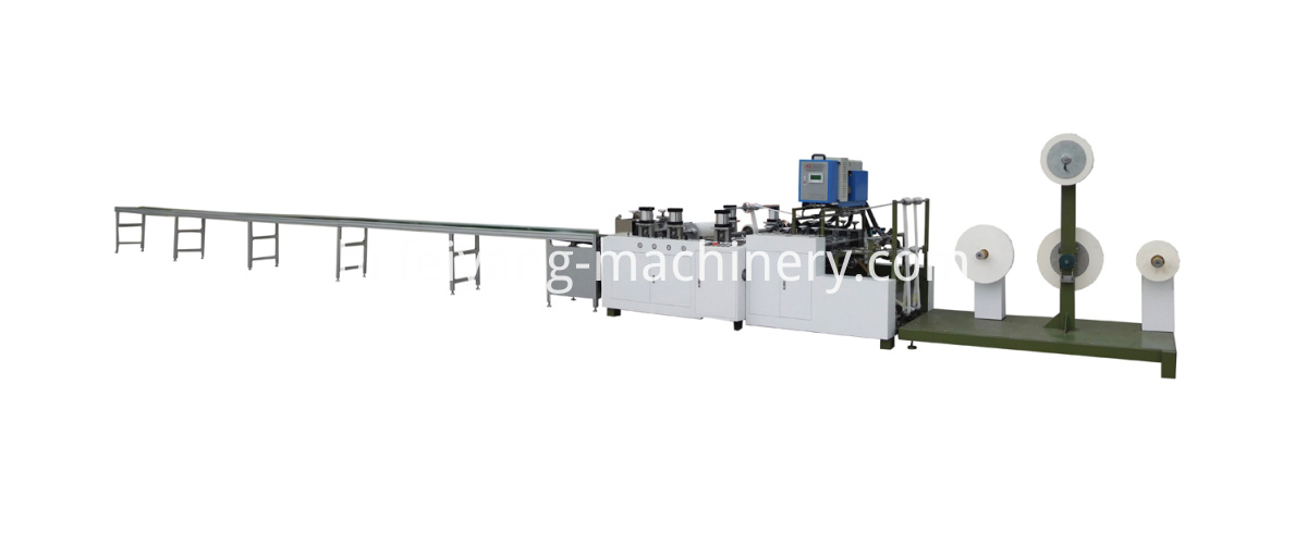 फ्लैट कागज संभाल बनाने की मशीन flat paper handle making machine